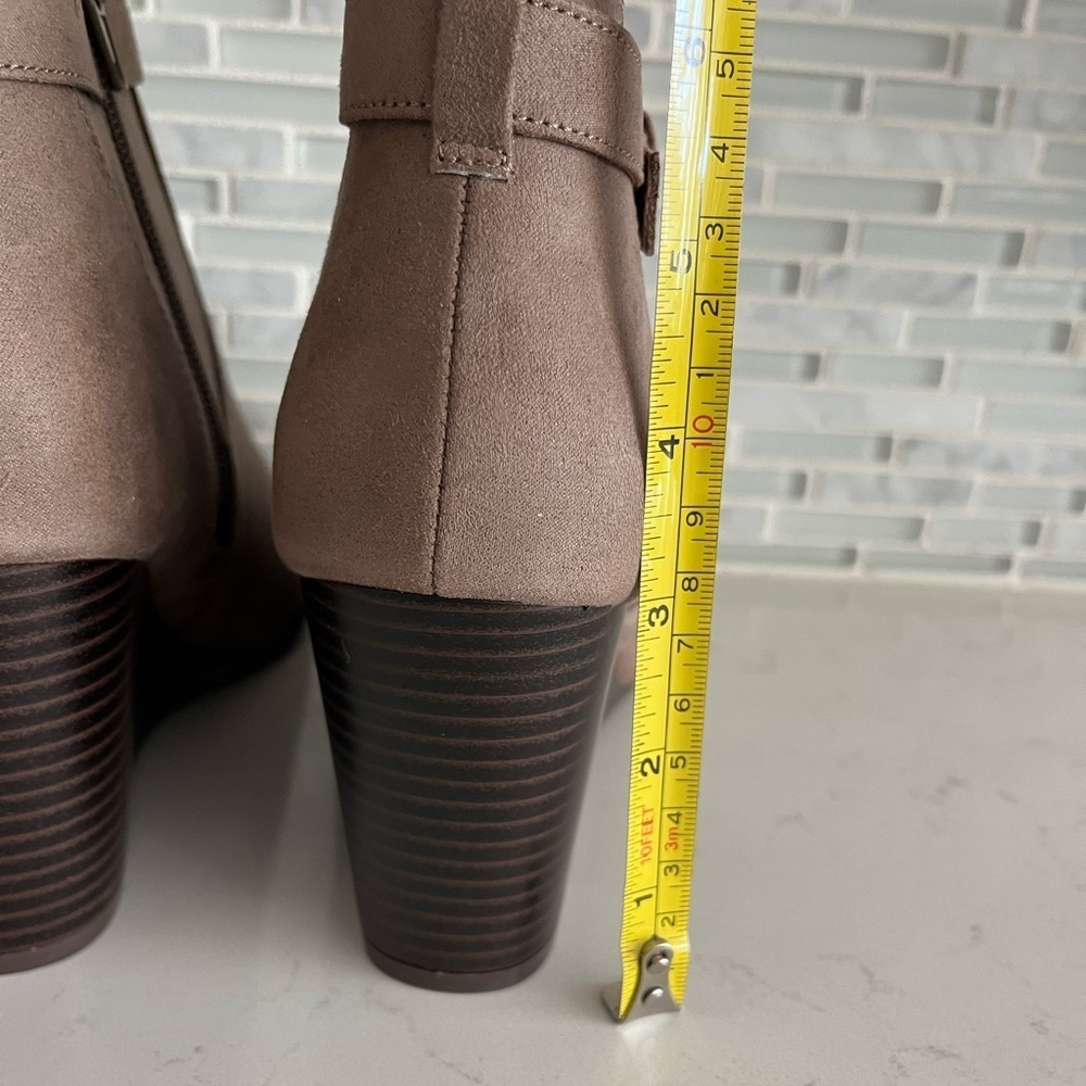 Market & Spruce Serah Suede Booties 8W - Picture 11 of 11